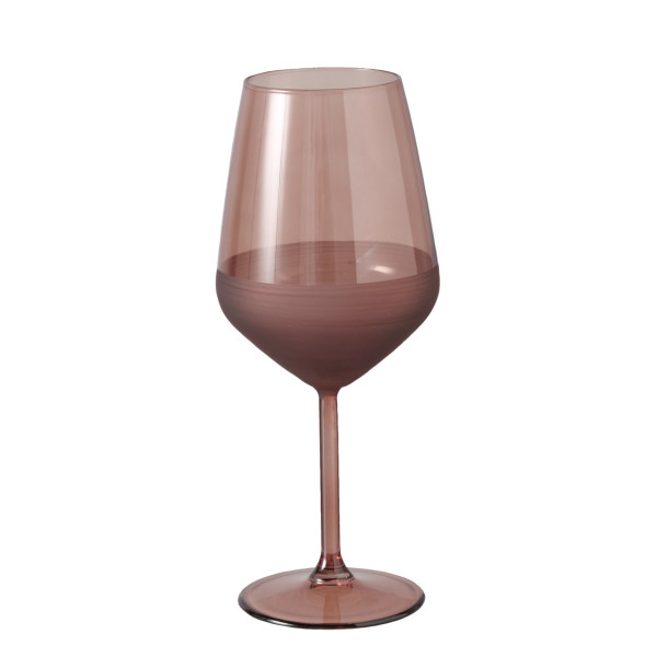 Weinglas AUDETTA in braun aus Glas