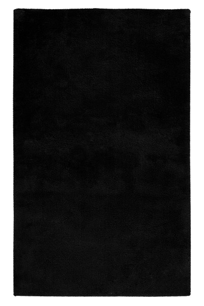 Badematte LAURA schwarz in schwarz aus Polyester