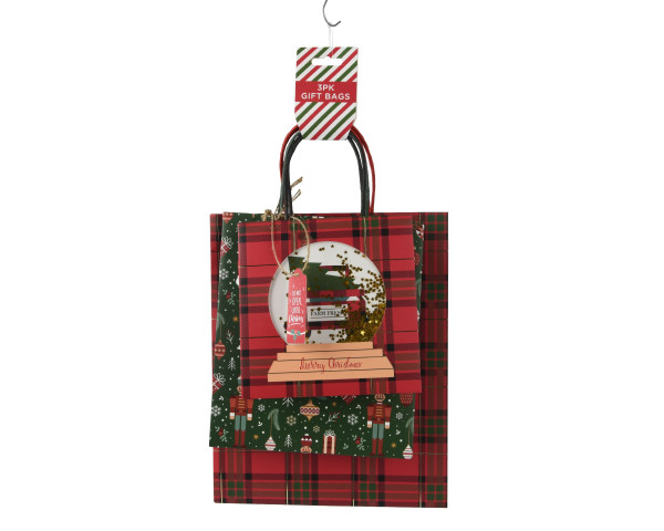 Geschenktasche in mehrfarbig aus Papier