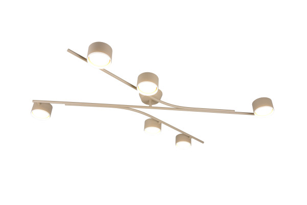 Deckenleuchte CODA in beige aus Metall