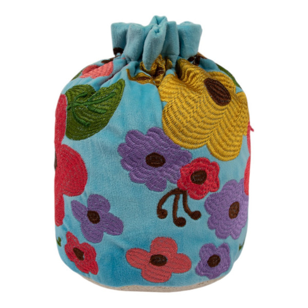 Türstopper JOY in hellblau aus Baumwolle