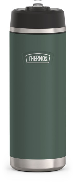 Isolierflasche THERMOS ICON in grün aus Edelstahl