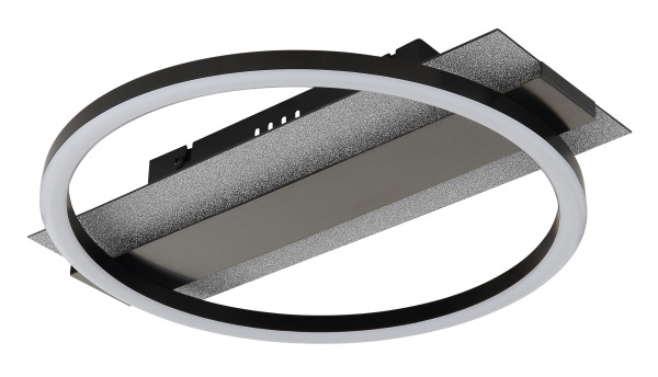 Deckenleuchte NORBERTO in schwarz aus Metall