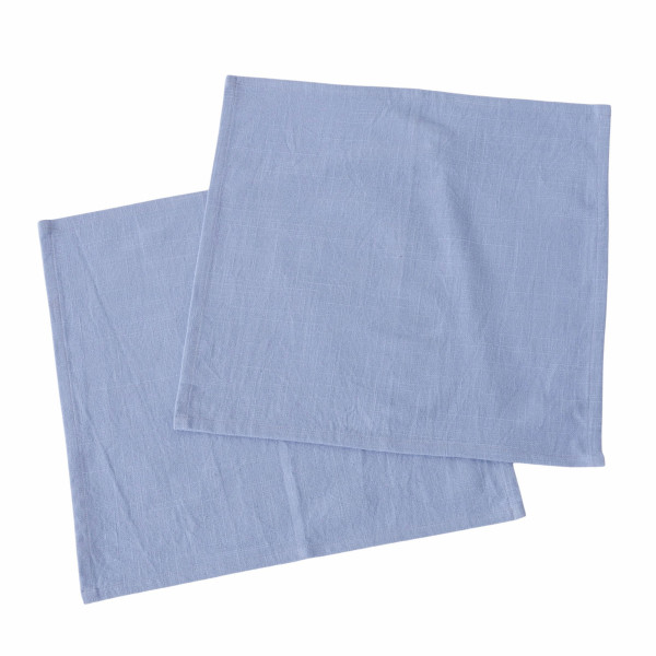 Servietten LENEA in blau aus Baumwolle
