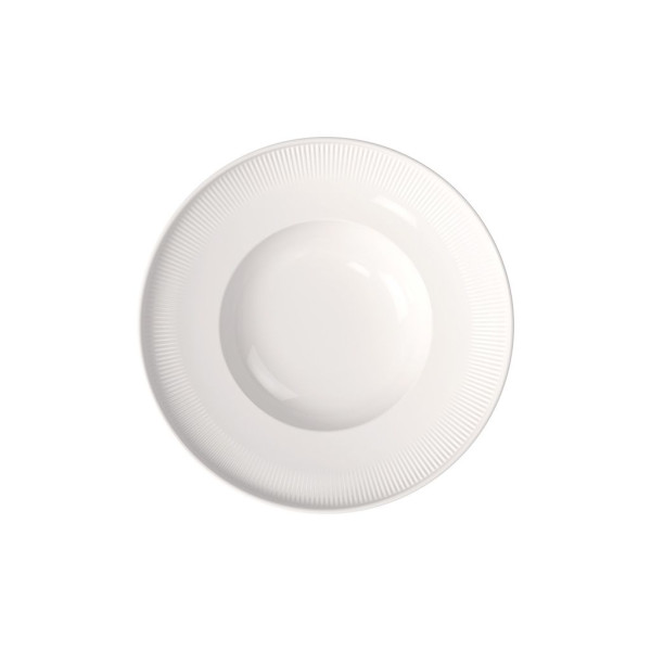 Suppenteller AFINA in weiß aus Bone China