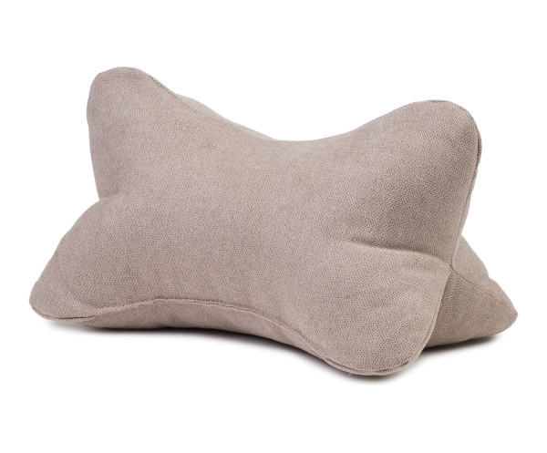 Lesekissen DARCO taupe in taupe aus Polyester