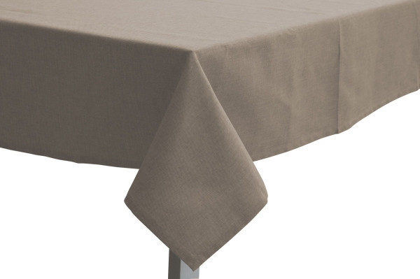 Tischdecke PANAMA in taupe aus Polyester