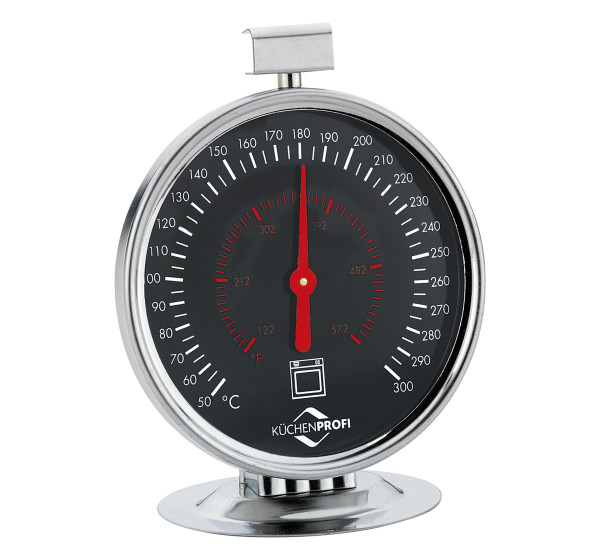 Thermometer KÜCHENPROFI in schwarz aus Edelstahl