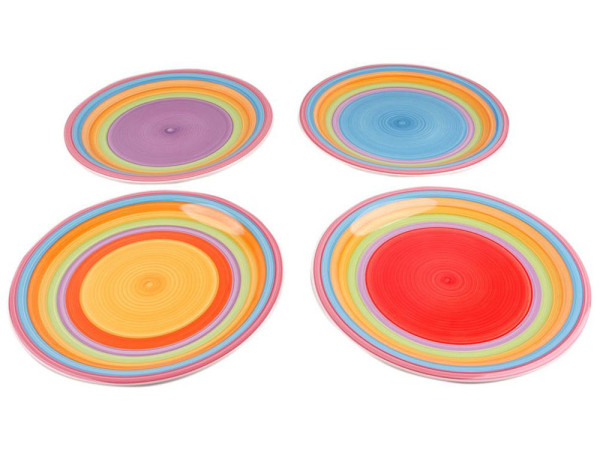 Teller BARCELONA in mehrfarbig aus Keramik