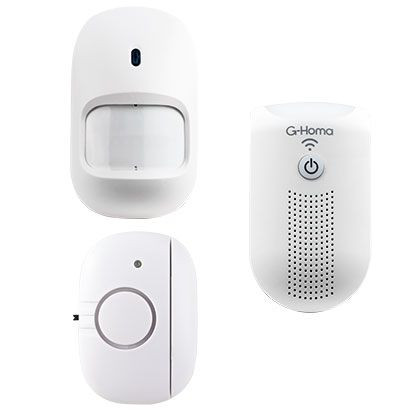 Alarm Set Wifi weiß in weiß aus Kunststoff