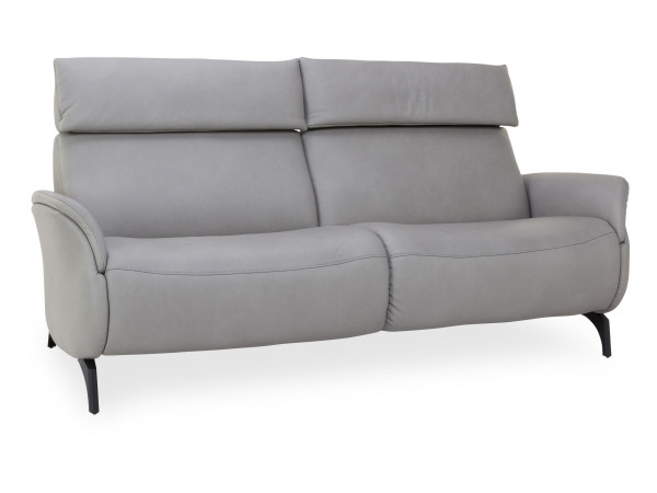 Sofa 3 Sitzer himolla 4170 in grau aus Leder