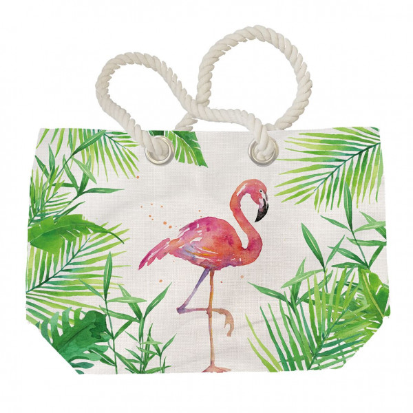Strandtasche Tropical Flamingo