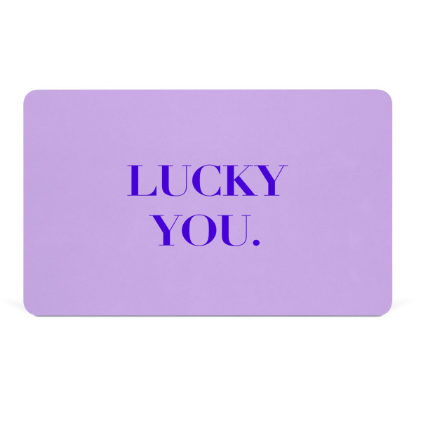 Frühstücksbrett DESIGN@HOME LUCKY YOU in rose aus Bone China