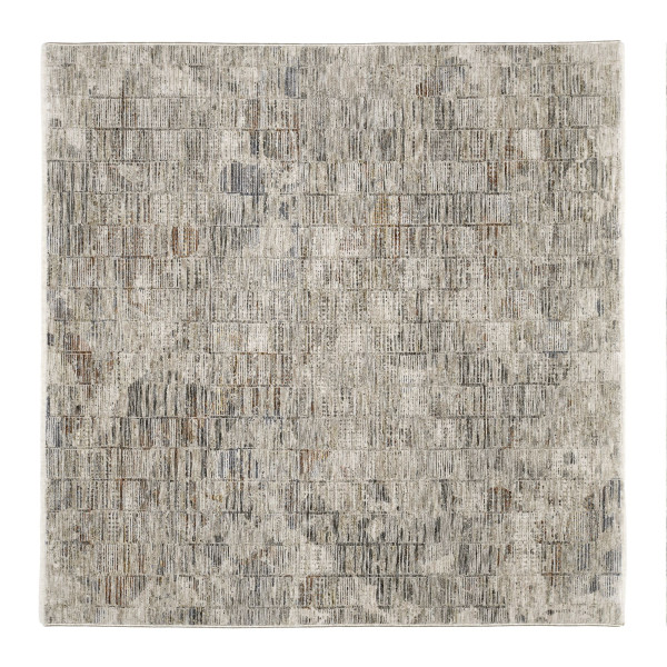 Teppich OMEN GRID in mehrfarbig aus Polyester