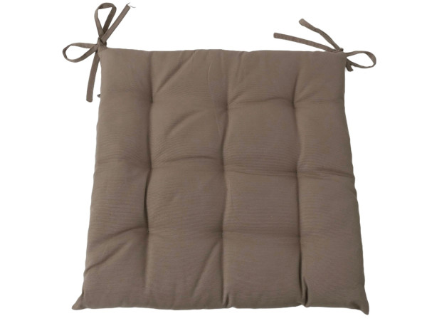 Sitzkissen BAGNO in stone aus Mischgewebe
