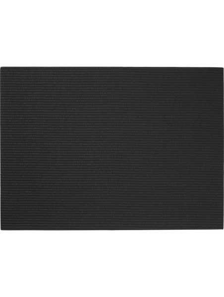 Tischset SISAL ROUGH PLACEMATS in schwarz aus Kunststoff