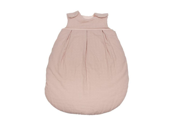 Winterschlafsack PÜNKTCHEN in rosa aus Stoff