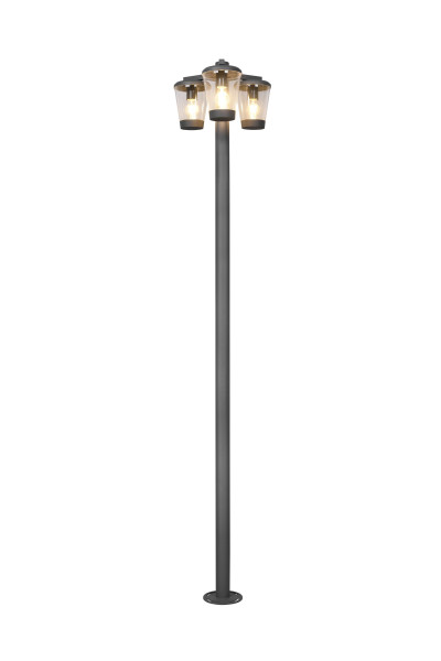 Pfosten CAVADO in anthrazit aus Aluminium
