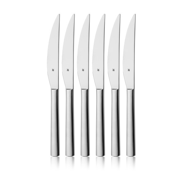 Steakmesser-Set WMF NUOVA in silberfarben aus Metall
