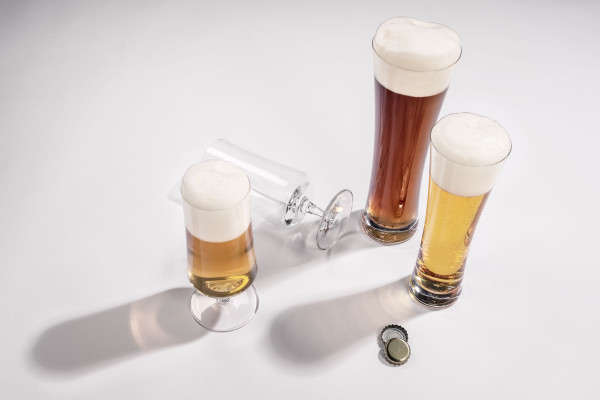 Weizenbierglas-Set BEER BASIC in klar aus Glas