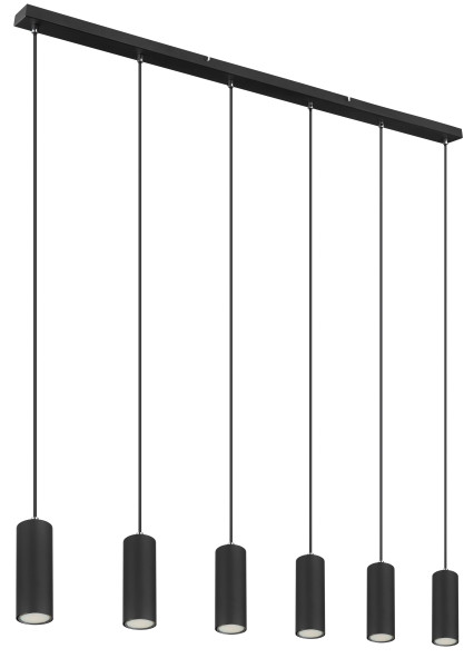 Hängeleuchte ROBBY in schwarz aus Metall