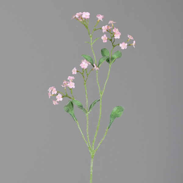 Kunstblume Vergissmeinnicht in rosa aus Kunststoff