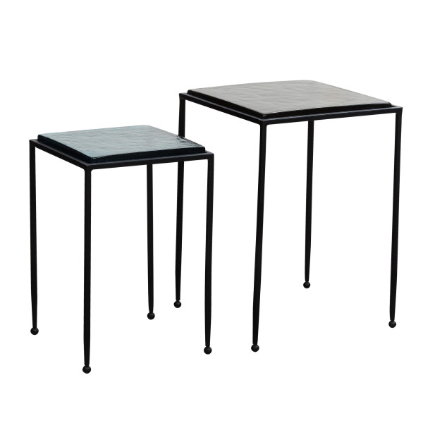 Satztisch in schwarz