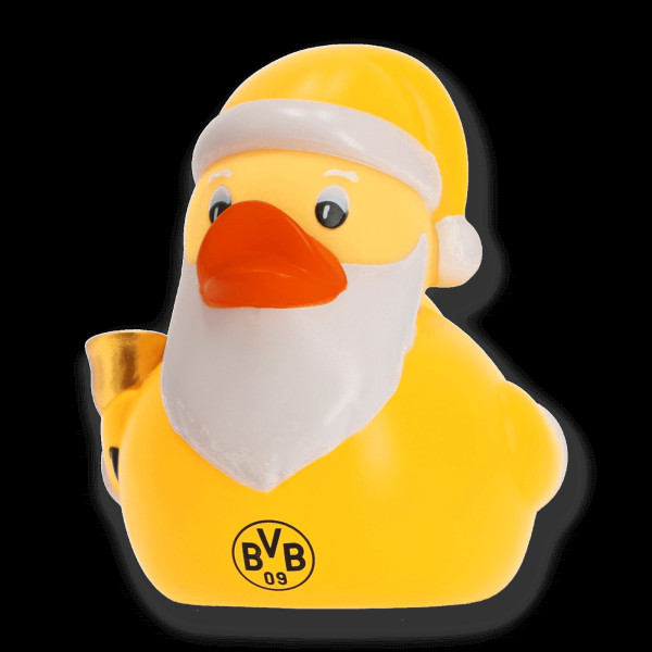 Badeente BVB WEIHNACHTSMANN in mehrfarbig aus Kunststoff