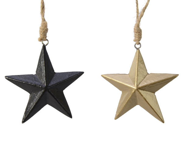 Dekohänger STAR in mehrfarbig aus Kunststoff