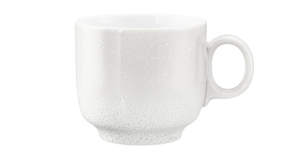 Cappuccinoobertasse SENTO HOME in weiß aus Porzellan