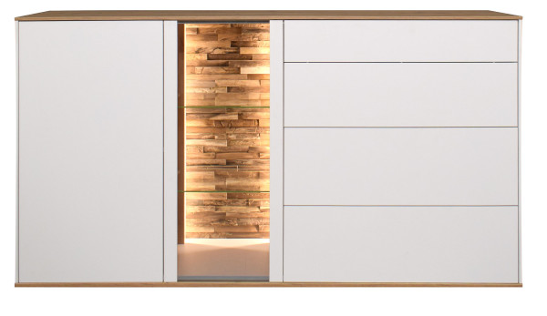 Sideboard FLORINE in weiß aus Dekor