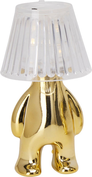 Tischleuchte LED BODY in goldfarben aus Kunststoff