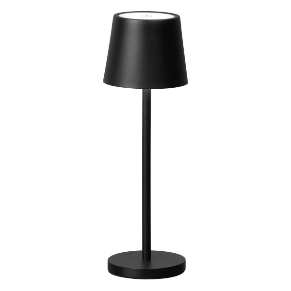 Tischleuchte ROXI in schwarz aus Metall