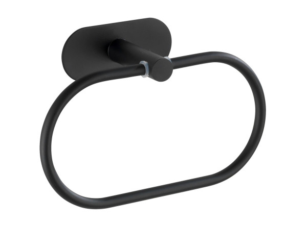 Handtuchhalter OREA in schwarz aus Edelstahl