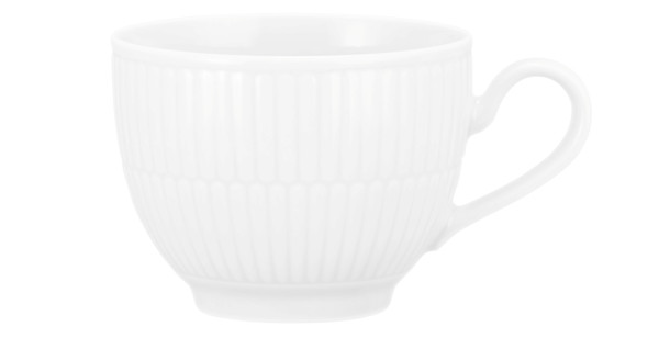 Kaffeeobertasse AMINA in weiß aus Porzellan