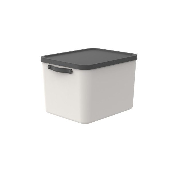 Aufbewahrungsbox MYTHEN in beige aus Polypropylen