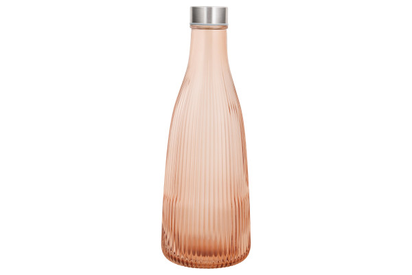 Flasche ALTA in bronzefarben aus Glas