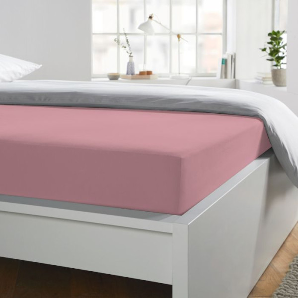 Spannbettlaken Jersey PUDER