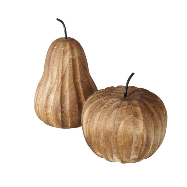 Deko-Apfel/Birne ARGON in mehrfarbig aus Holz