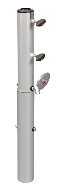 Bodenhülse doppler in silberfarben