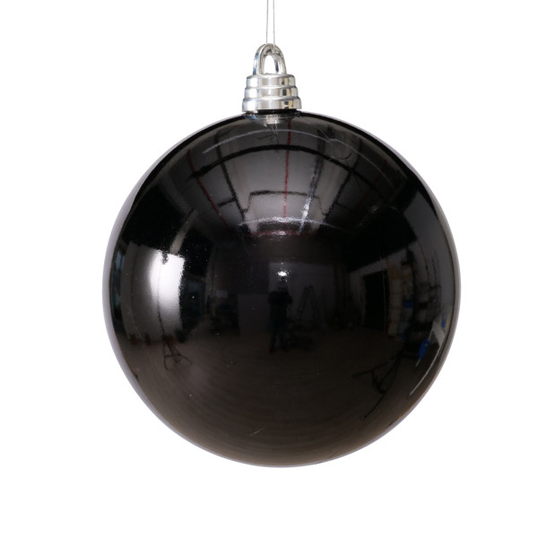 Weihnachtskugel CENTRO in schwarz aus Styropor