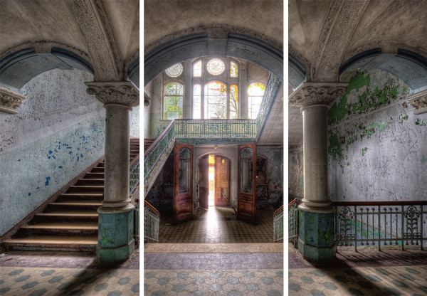 Akustikbild TREPPENHAUS 3 in mehrfarbig