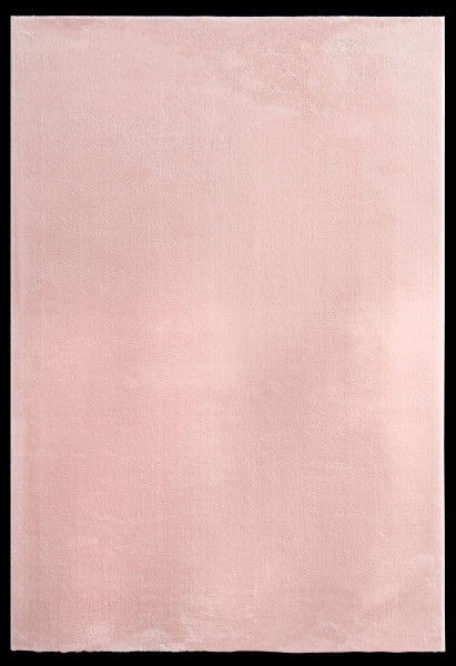 Webteppich LOFT in rosa aus Polyester