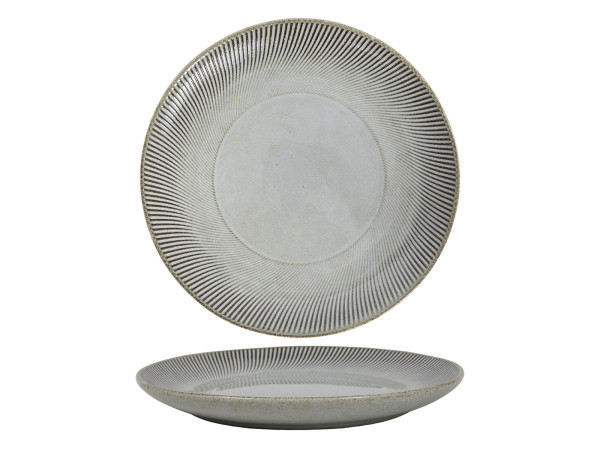 Speiseteller SIDER graubraun