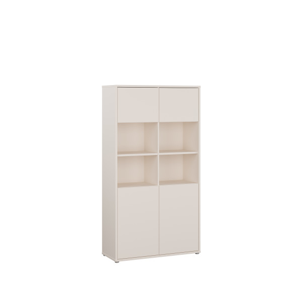 Vitrine ALDA in sand aus Dekor