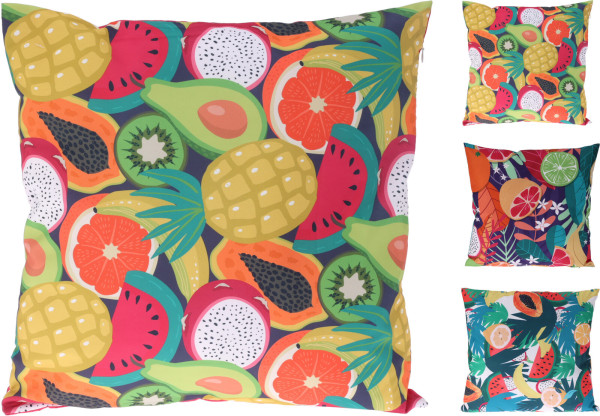 Kissen FRUITS in mehrfarbig aus Polyester