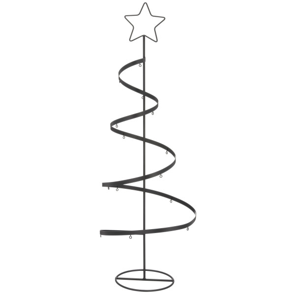 Weihnachtsbaum zum Schmücken in schwarz aus Metall