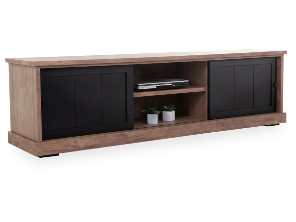 Lowboard HARPER ELTHAM in teak aus Dekor