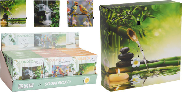 Soundbox NATURE RELAX in bunt aus Kunststoff