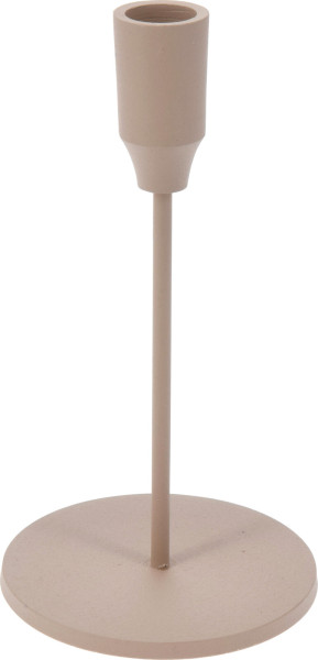 Kerzenhalter in beige aus Aluminium